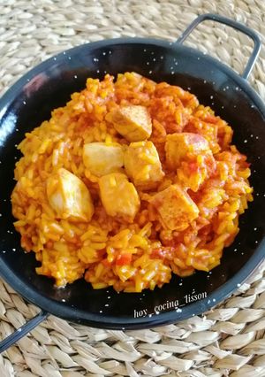 Una foto de Arroz meloso con emperador