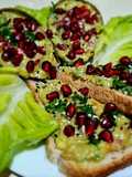 Gustare cu avocado și rodii🧿