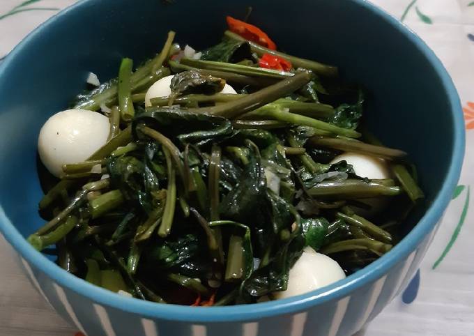 Resep Kangkung puyuh cah pedes yang Sempurna