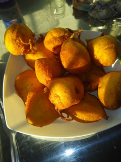 Una foto de Deliciosos buñuelos dulces ♥️ receta de mi suegra 😍