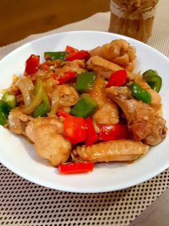 Foto resep Sayap Ayam Tumis Paprika