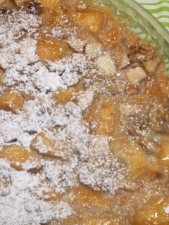 Una foto de Flognarde de manzana y caki para Navidad