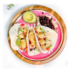 A picture of Bang bang cauliflower tacos.