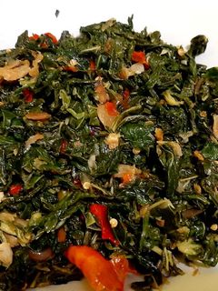 Foto resep Tumis Daun singkong