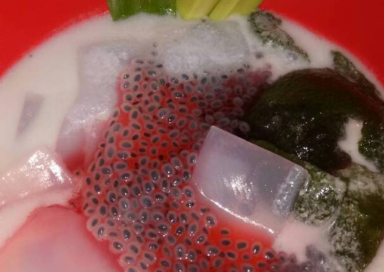 Cara Gampang Menyiapkan Es cincau hijau Anti Gagal