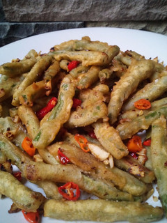 Foto resep Buncis cabe garam ala resto chinese food