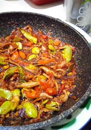 Foto resep Sambel teri pete