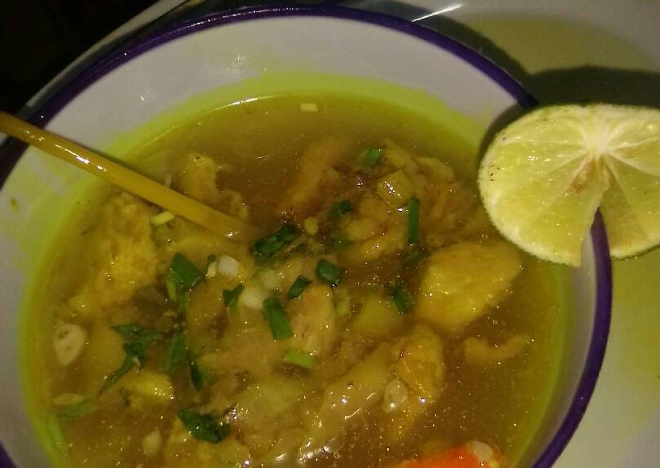 Soto daging kikil sederhana 🐄