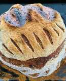 Bánh mì quế mè và mứt mơ