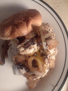 A picture of The Farmboy Burger.
