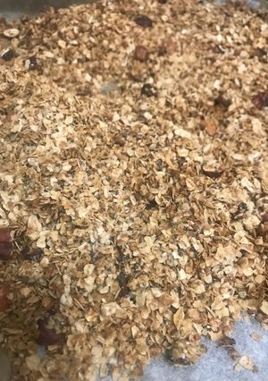 Una foto de Granola de avena