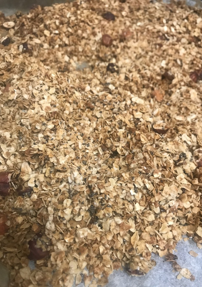 Una foto de Granola de avena