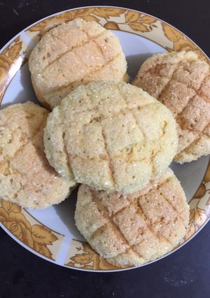 Foto resep Dorami bread / kue melon jepang