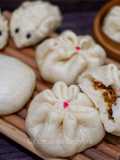Bakpao isi ebi lobak manis Tanpa Tepung Pao #homemadebylita