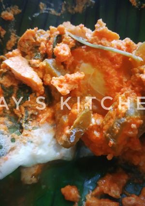Foto resep Botok telur asin