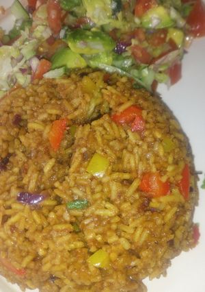 A picture of Vegetable rice.