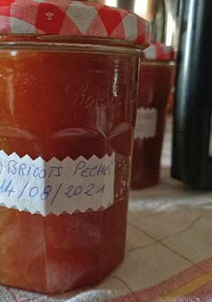 Une photo de Confiture abricots pêches au Cook Expert