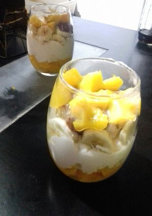 Una foto de Postre en copa