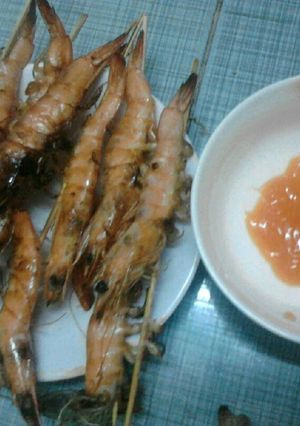 Hình của món Tôm nướng.