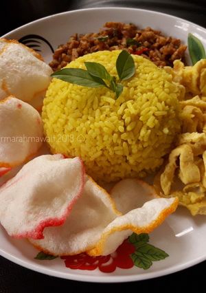 Foto resep Nasi Kuning/Nasi Uduk #pr_bukannasibiasa