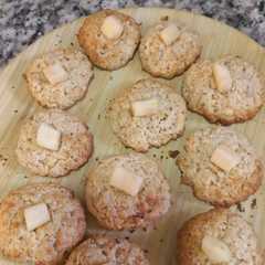 Una foto de Galletas de avena, manzana y miel de manteca!!