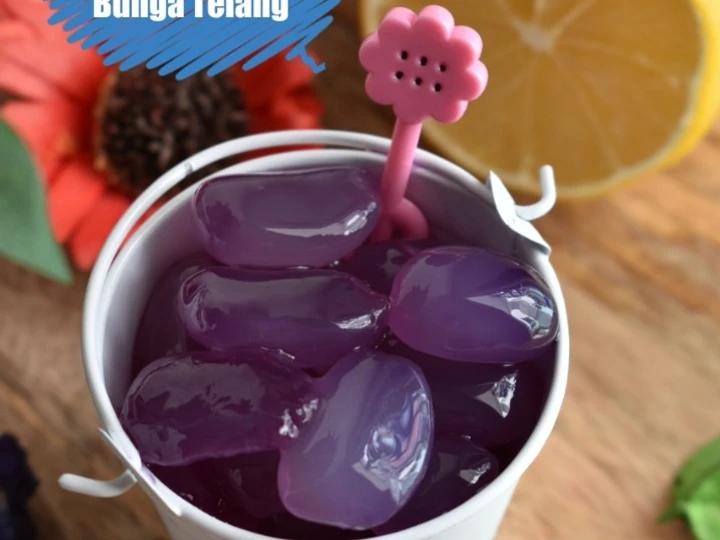 Cara Gampang Membuat Resep MANISAN KOLANG-KALING Bunga Telang yang Bikin Ngiler Anti Ribet, Sempurna