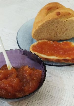 Una foto de Mermelada de peras y manzanas