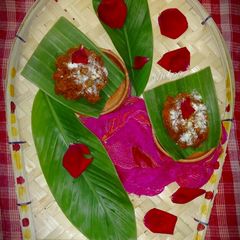 A picture of Mewa carrot halwa.