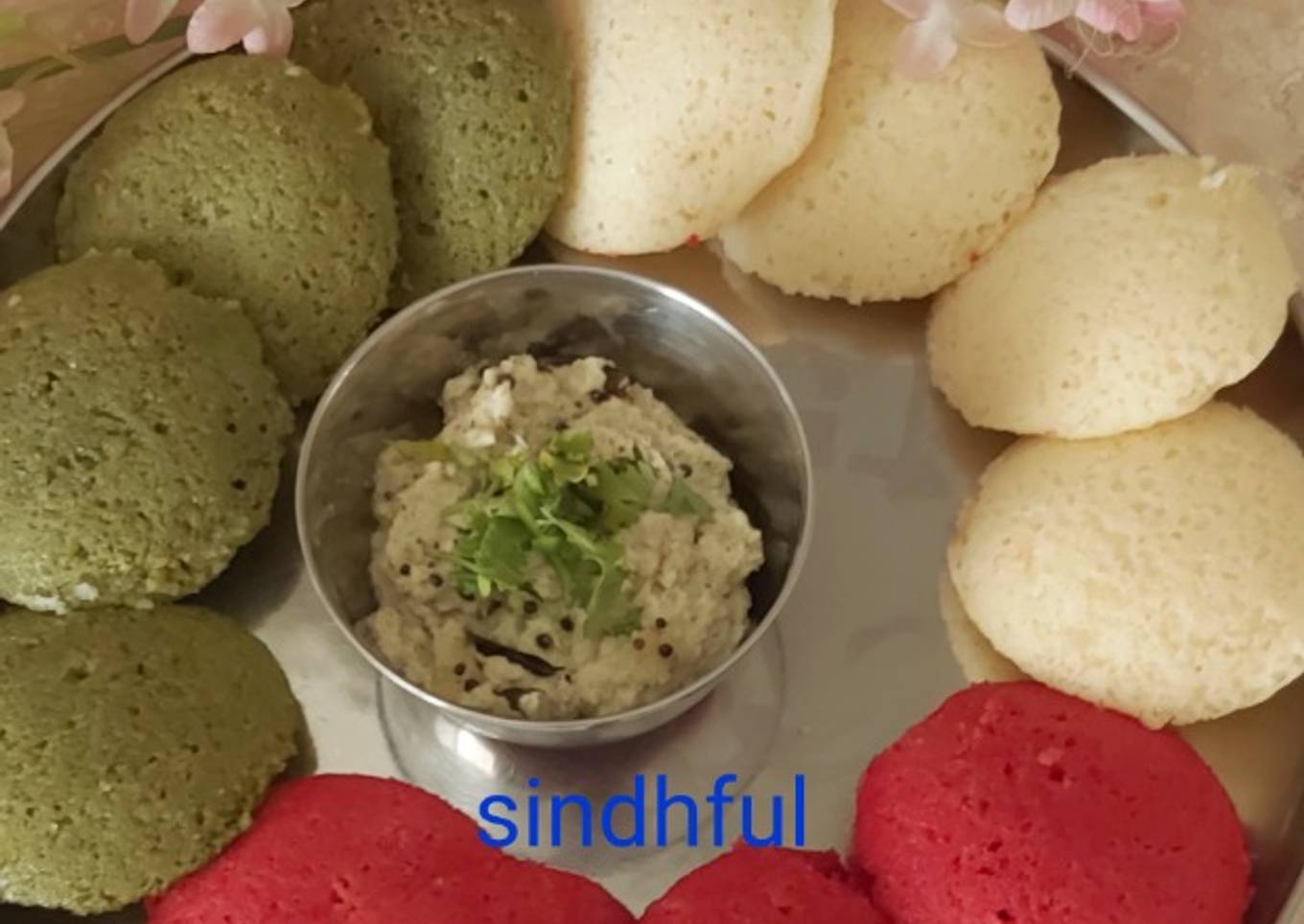 Healthy Colourful Idlis