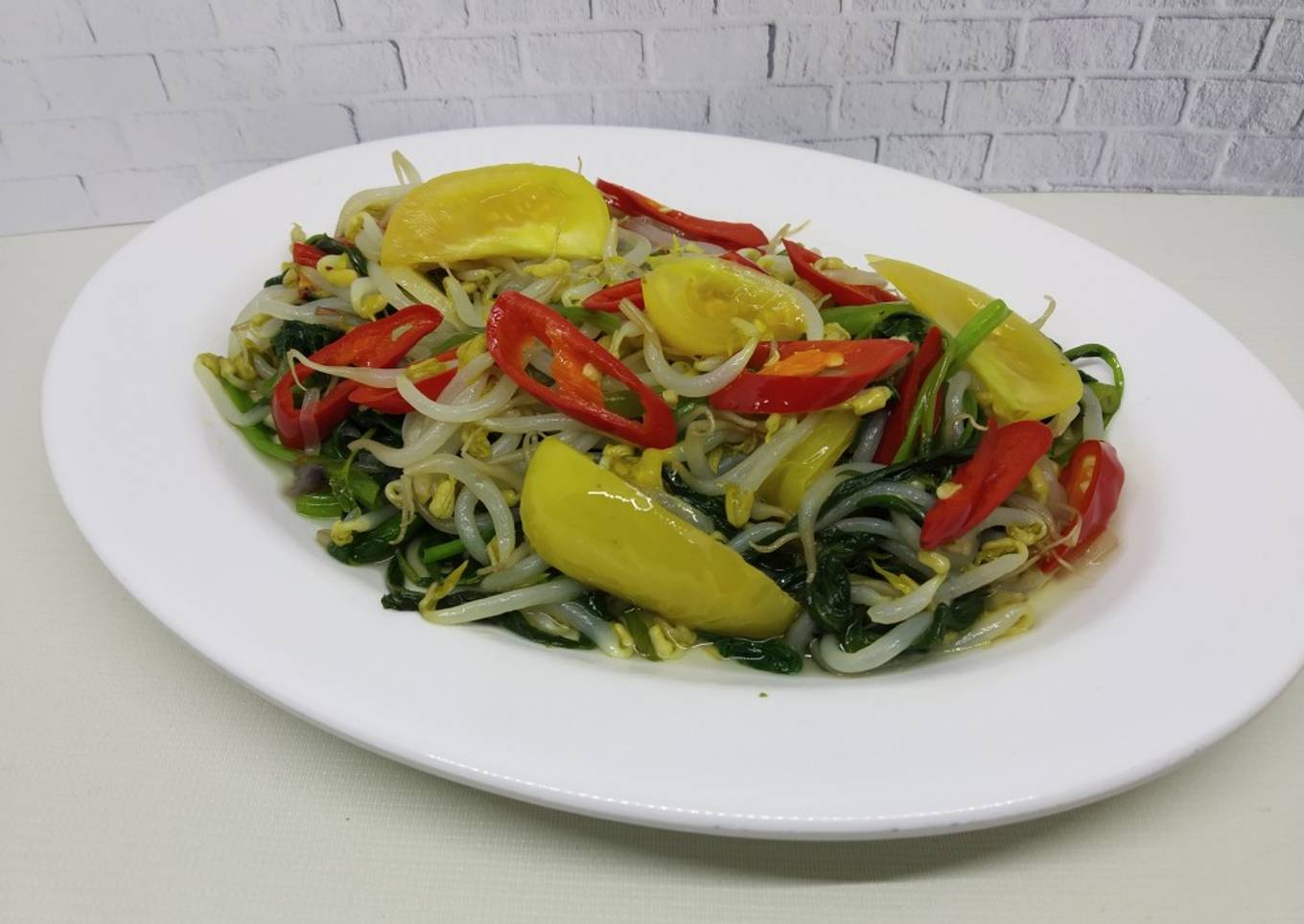 Tumis Toge Kangkung