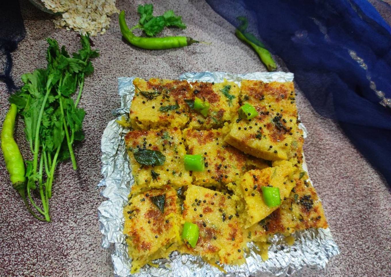 Oats Dhokla