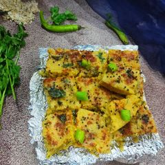 A picture of Oats Dhokla.