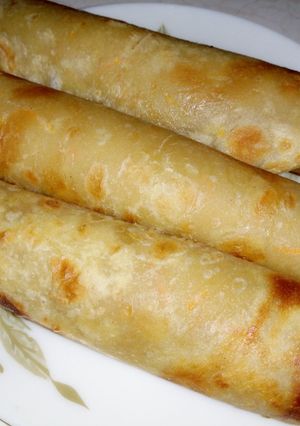 A picture of Carrot chapatis#4weeks challenge.