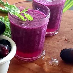 A picture of Jamun Shots.