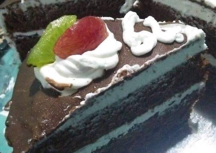 Resep Base cake ultah brownies 4telur, Enak Banget