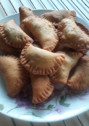 صورة لوصفة سمبوسك بعجينة بيتية 😍