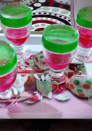 عکسی از دستور ژله میان تهی
