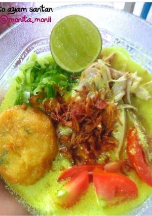Foto resep Soto ayam santan