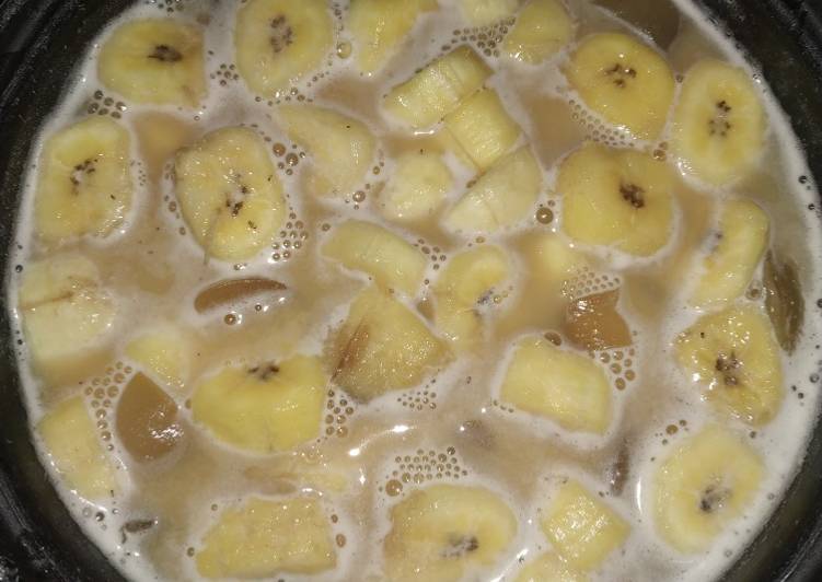 resep cara buat 52.Kolak pisang kolang kaling