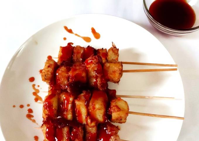 Cara Membuat Sate Nugget Bihun Wortel Keju Praktis