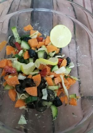 A picture of Greek Salad 🥗.