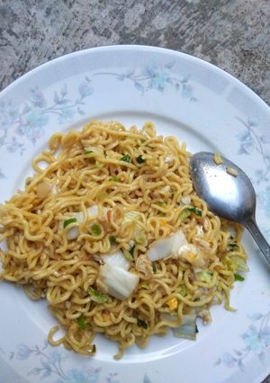 Foto resep Mie telur sawi putih