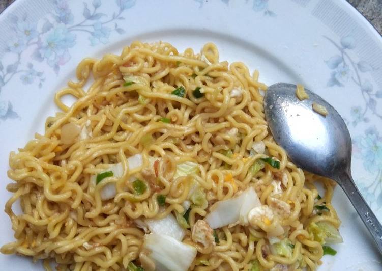 Resep Mie telur sawi putih yang Menggugah Selera