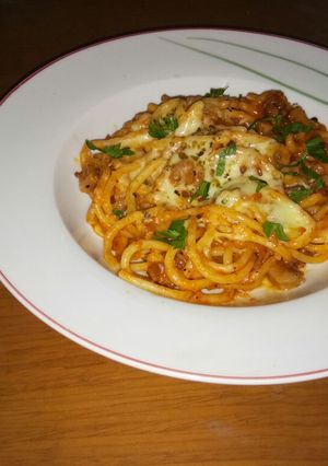 Foto resep Spagetti mozarella
