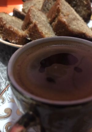 صورة لوصفة كيكة السميد بالقرفة