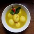 Telur bumbu kuning, simple
