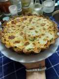 Tarta de verduras con masa integral
