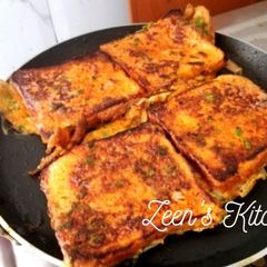 A picture of Delhi Street Style Anda Bread.