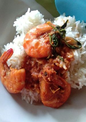 รูปของ กุ้งผัดพริกแกง