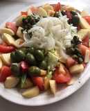 Ensalada sorprendente para currantes (4), con manzana!